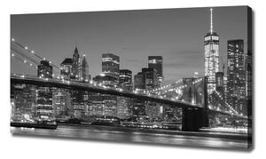 Moderní obraz canvas na rámu Manhattan noc oc-96464167