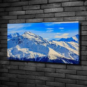 Foto obraz tištěný na plátně Alpy zima oc-96505174