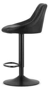 Barová otočná židle KAST ECO - černá barva