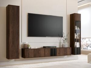 Obývací pokoj Zudbim IV, Barva: ořech warmia / ořech warmia + černá 5903211504150