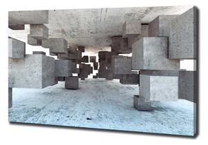 Foto obraz tištěný na plátně Kvádry v betonu oc-97581369