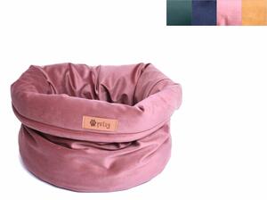 Pelíšek - PETSY BASKET ROYAL, polyester Barva: růžová