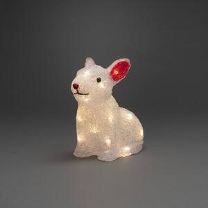 LED světelná figurka králík, na baterie