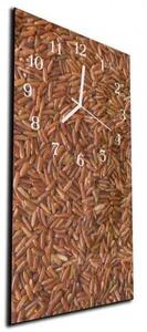 Nástěnné hodiny rýže 30x60cm I - plexi