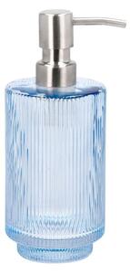 Modrý skleněný dávkovač mýdla 400 ml Clarity – Södahl