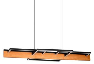 LED Lustr na lanku LARYSA LED/35W/230V borovice