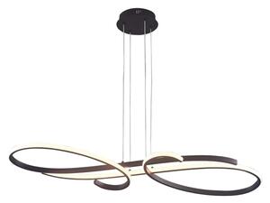 LED Lustr na lanku VIOLIN LED/40W/230V černá