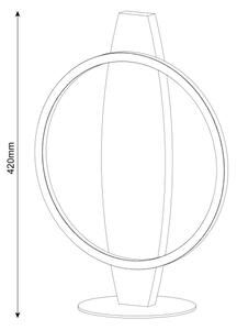 LED Stolní lampa MELISA LED/10W/230V borovice