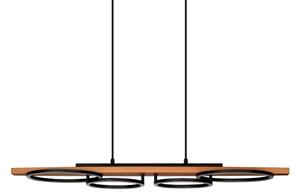 LED Lustr na lanku MELISA LED/35W/230V borovice