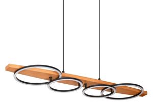 LED Lustr na lanku MELISA LED/35W/230V borovice