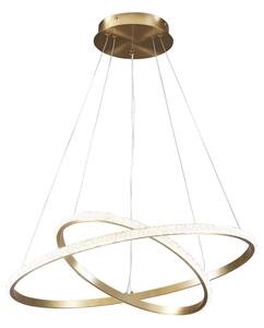 LED Lustr na lanku DIANA LED/44W/230V 4000K pr. 59 cm zlatá