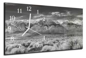 Nástěnné hodiny hory 30x60cm VI - plexi