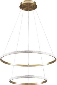 LED Lustr na lanku DIANA LED/44W/230V 4000K pr. 59 cm zlatá