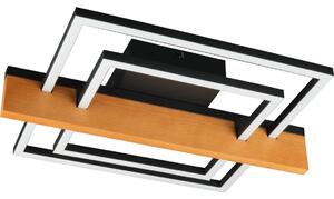 LED Stropní svítidlo LARYSA LED/23W/230V 35x45 borovice
