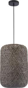 Lustr na lanku ELLEN 1xE27/20W/230V pr. 30 cm antracit