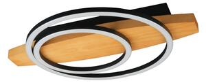 LED Stropní svítidlo MELISA LED/28W/230V 30x40 cm borovice