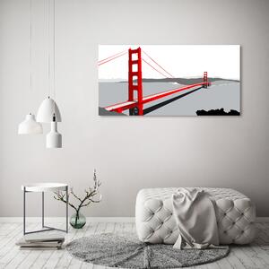 Foto obraz sklo tvrzené Most San Francisco osh-98448753