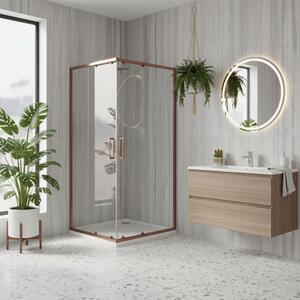 Sprchový kout REA City 80x80 Copper Brush