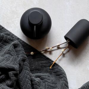 Černý keramický dávkovač mýdla 200 ml Lotus – Mette Ditmer Denmark