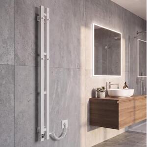 Vertaduro - El. sušák na ručníky s term. VEO 106W/230V 150x9 cm IP44 bílá pravá