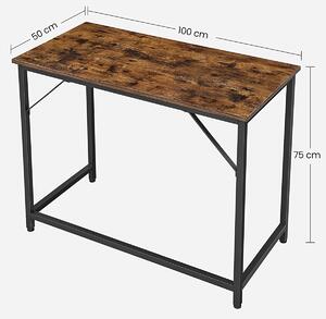 VASAGLE Psací stůl Industry - 100x75x50 cm