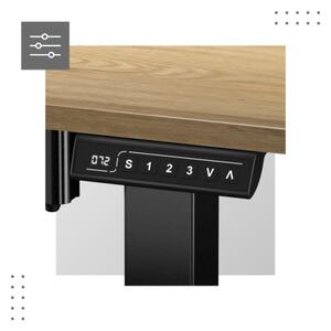 Elektrický výškově nastavitelný stůl Mark Adler Leader 7.0 Dub Craft / černý