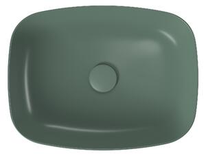 Cersanit Larga umyvadlo 50x38.5 cm obdélníkový zelená K677-065