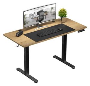 Elektrický výškově nastavitelný stůl Mark Adler Leader 7.0 Dub Craft / černý