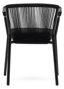 Černá kovová zahradní židle Xelida – Kave Home