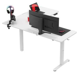 Elektrický výškově nastavitelný rohový stůl Hero 9.5 bílý