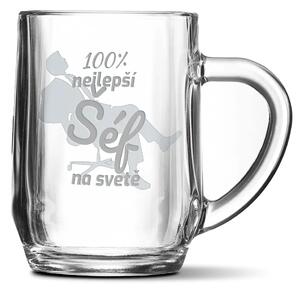 Sablio Půllitr 100% nejlepší šéf na světě: 0,5