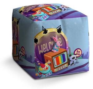 Sablio Taburet Cube Bus stop - 40x40x40 cm