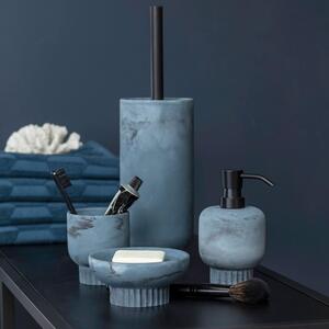 Modrá kamenná WC štětka Attitude – Mette Ditmer Denmark