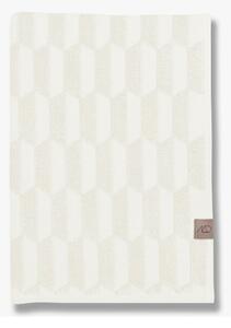 Krémový bavlněný ručník 50x95 cm Geo – Mette Ditmer Denmark