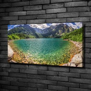 Foto obraz na plátně Jezero v horách oc-99700866
