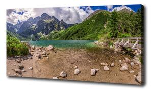 Foto obraz na plátně do obýváku Jezero v horách oc-99700952