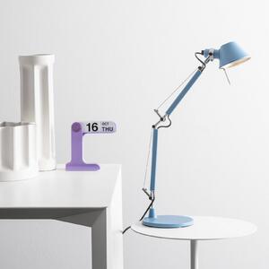 Artemide Stolní lampa Tolomeo Micro, světle modrá, Modrá, Pracovna / kancelář, Hliník, Design