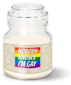 Sablio Svíčka Nobody knows I'am gay - 120 g