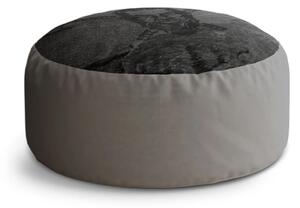 Sablio Taburet Circle Vikingové Stone: 38x48 cm
