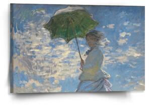Sablio Obraz Dáma se slunečníkem - Claude Monet - 120x80 cm