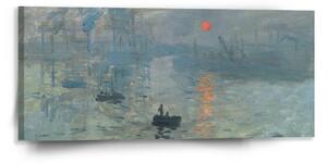 Sablio Obraz Imprese, východ slunce - Claude Monet - 110x50 cm