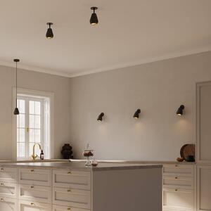 Nuura Aps podhledové bodové svítidlo Anoli bodovka Recessed, Ø 10 cm, černý, stmívatelný, Černá, Obývací pokoj / jídelna, kov, Skandinávský, Podhledové stropní svítidlo