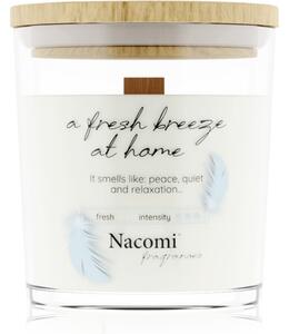 Nacomi Soy Candle Home Fragrances vonná svíčka s dřevěným knotem 140 g