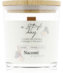 Nacomi Soy Candle Home Fragrances vonná svíčka s dřevěným knotem 140 g