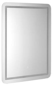 AQUALINE - SALICA zrcadlo s LED osvětlením 60x80cm, dotykový senzor, stmívatelné SC080