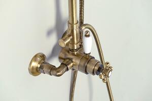 Reitano Rubinetteria, ANTEA sprchový sloup s termostatickou baterií, bronz, SET046