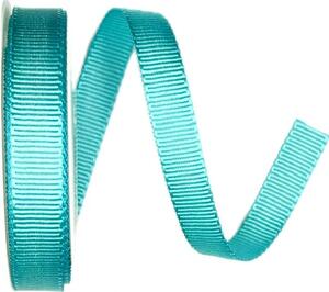 Stuha rypsová ELEGANCE AQUA tyrkysová 15mm x 4m (5,- Kč/m)