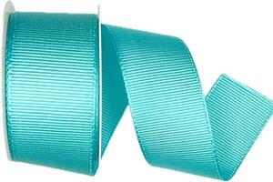 Stuha rypsová ELEGANCE AQUA tyrkysová 40mm x 2m (11,- Kč/m)