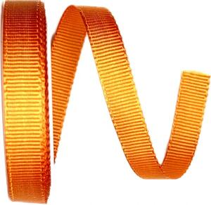 Stuha rypsová ELEGANCE ORANGE oranžová 15mm x 4m (5,- Kč/m)