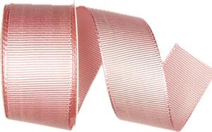 Stuha rypsová ELEGANCE PINK růžová 40mm x 2m (11,- Kč/m)